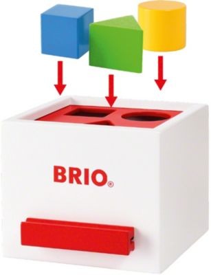 BRIO 7-tlg. Holz Sortier-Box 7 шт. деревянный сортировочный ящик