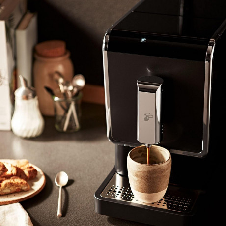 Tchibo Tchibo Kaffeevollautomat Kaffeevollautomat Esperto Cafe fur Caffe Crema Espresso Anthrazit, Kaffeeautomat Cafemaschine Kaffeemaschine mi Mahlwerk Vollautomat Cafe Полностью автоматическая кофемашина Tchibo Esperto Cafe для Caffe Crema Espresso Ан