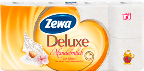 Zewa Туалетная бумага Deluxe Миндаль	milch 4-lg, 8x135 Bl, 1080 листов