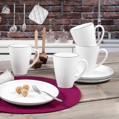 Seltmann Weiden Seltmann Weiden Lido Black Line Becher mit Henkel 0,35 L Seltmann Weiden Lido Black Line Кружка с ручкой 0,35 л