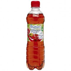 babydream Bio Fruchtschorle Apfel-Erdbeer-Kirsch 500 г