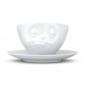 Fiftyeight Products TV Tassen Kaffeetasse weiss verpennt 0,20 L Чашки TV кофейная чашка белая проспала 0,20 л