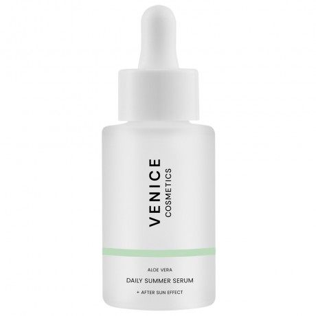 VENICE Aloe Daily Summer Serum + After Sun Face  Ежедневная летняя сыворотка с алоэ + после загара для лица