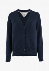 Tommy Hilfiger V-NECK Cardigan desert sky V-ОБРАЗНЫЙ ВЫРЕЗ Кардиган небо пустыни
