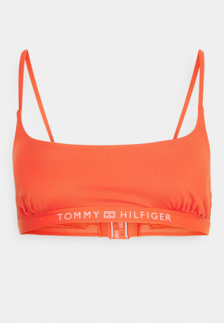 Tommy Hilfiger BRALETTE Bikini top deep orange БРАЛЕТТ лиф бикини темно-оранжевый