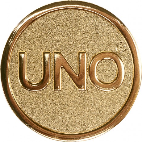 Mattel Mattel Games 50 Jahre UNO Premium-Jubilaumsedition mit Munze Mattel Games 50 Years UNO Premium Anniversary Coin Edition