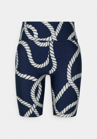 Tommy Hilfiger ROPE FITTED SHORT Leggings navy ROPE FITTED SHORT леггинсы военно-морской