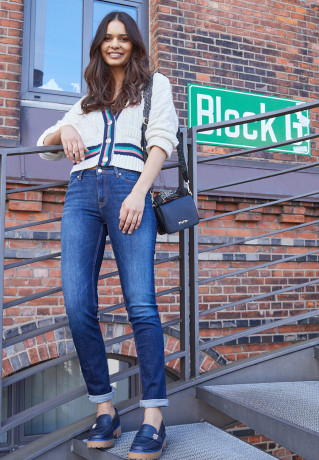 Tommy Hilfiger ROME ABSOLUTE BLUE Straight leg jeans blue denim ROME ABSOLUTE BLUE Джинсы прямого кроя синий деним