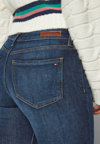 Tommy Hilfiger ROME ABSOLUTE BLUE Straight leg jeans blue denim ROME ABSOLUTE BLUE Джинсы прямого кроя синий деним