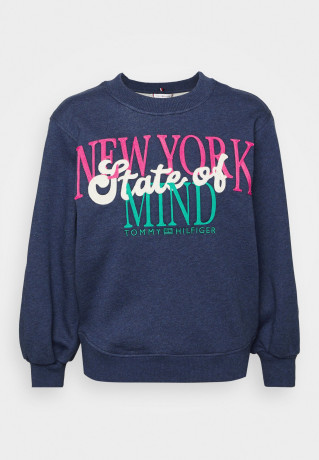 Tommy Hilfiger SLOGAN PUFF Sweatshirt desert sky heather SLOGAN PUFF Толстовка небо пустыни вереск