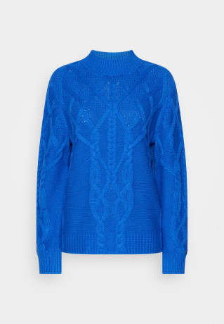 Tommy Hilfiger RELAXED CABLE SWEATER Jumper electric blue СВИДЕТЕЛЬСТВО СВОБОДНЫЙ СВИТШОТ джемперы синий электрик