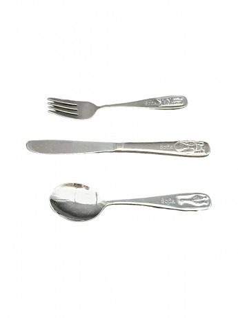 Набор столовых приборов Esmeyer, Sofia "Домашние животные", серебро, Германия, 1970-80гг.