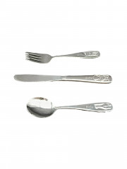 Набор столовых приборов Esmeyer, Sofia &quot;Домашние животные&quot;, серебро, Германия, 1970-80гг.