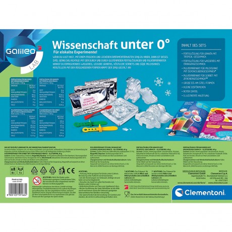 Clementoni Wissenschaft unter 0° Наука ниже 0°