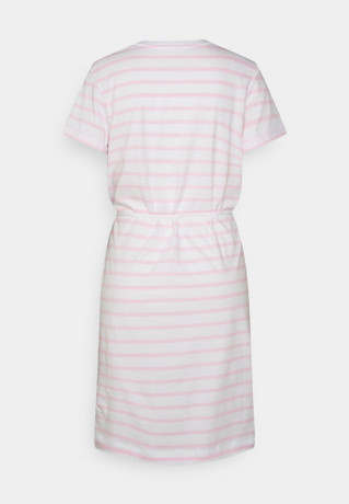 Tommy Hilfiger COOL SHIFT SHORT DRESS  Jersey dress white/pastel pink COOL SHIFT SHORT DRESS Платье из джерси белый/пастельно-розовый