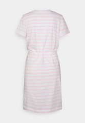Tommy Hilfiger COOL SHIFT SHORT DRESS  Jersey dress white/pastel pink COOL SHIFT SHORT DRESS Платье из джерси белый/пастельно-розовый