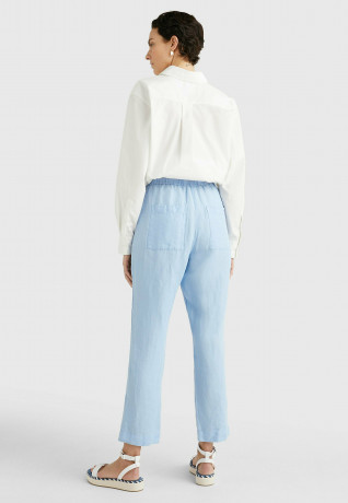 Tommy Hilfiger BOYFIT CAS PULL ON Trousers vessel blue BOYFIT CAS PULL ON Брюки сосуд синий