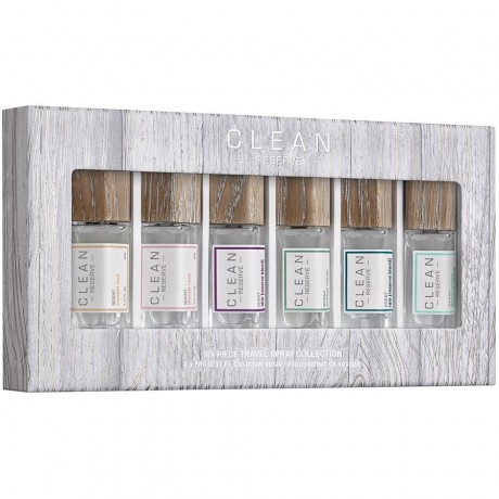 CLEAN (Клин) Sueded Oud Travel Spray Спрей Collection, Blonde Rose 5 мл + Smoked Vetiver 5 мл + Skin 5 мл + Sueded Oud 5 мл + Warm Cotton 5 мл + Rain 5 мл / 1 шт.