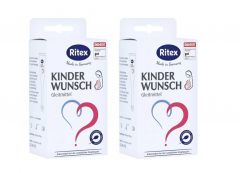 Ritex  Kinderwunsch Gleitmittel 2stk Ритекс Смазка для повышения фертильности 8шт (по 4мл) x 2 упаковки