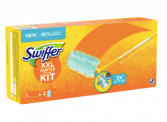 Swiffer Staubmagnet XXL Starter Set (Griff + 2 Tucher) 2stk Свиффер Магнитная щетка для удаления пыли Стартовый комплект XXL: 1 магнитная щетка с телескопической ручкой 90см + 2 сменные салфетки-насадки, 2 упаковки