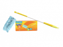Swiffer Staubmagnet XXL Starter Set (Griff + 2 Tucher) 2stk Свиффер Магнитная щетка для удаления пыли Стартовый комплект XXL: 1 магнитная щетка с телескопической ручкой 90см + 2 сменные салфетки-насадки, 2 упаковки
