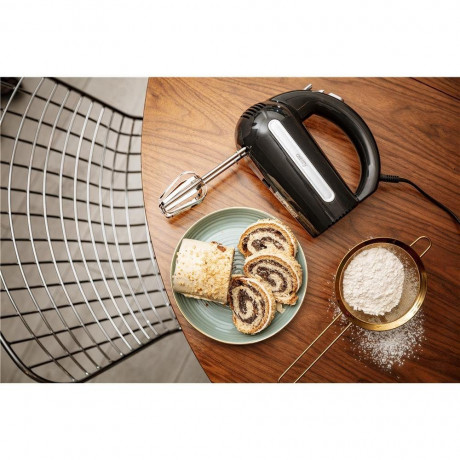 Camry Camry Handmixer CR 4218, 300,00 W, mit Knethaken und Ruhrbesen, 5 Geschwindigkeiten, schwarz  Ручной миксер Camry CR 4218, 300,00 Вт, с крюком для теста и венчиком, 5 скоростей, черный