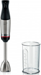 BOSCH BOSCH Stabmixer ErgoMaster Serie 6 MSM6M610, 1000 W, Edelstahl-Mixstab, Mix-/Messbecher Edelstahl/schwarz  Ручной блендер BOSCH ErgoMaster Series 6 MSM6M610, 1000 Вт, палочка для смешивания из нержавеющей стали, стакан для смешивания/мерный стакан и