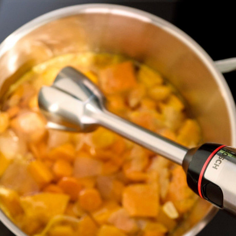 BOSCH BOSCH Stabmixer ErgoMaster Serie 6 MSM6M610, 1000 W, Edelstahl-Mixstab, Mix-/Messbecher Edelstahl/schwarz  Ручной блендер BOSCH ErgoMaster Series 6 MSM6M610, 1000 Вт, палочка для смешивания из нержавеющей стали, стакан для смешивания/мерный стакан и