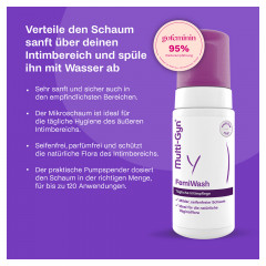 Multi-Gyn FemiWash Мулти-гин Фемивош Интимная пена антибактериальная, 100 мл, Нидерланды. 