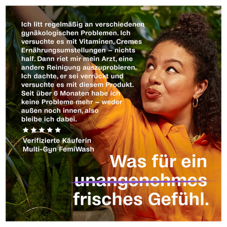 Multi-Gyn FemiWash Мулти-гин Фемивош Интимная пена антибактериальная, 100 мл, Нидерланды.