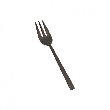 Bitz Bitz Besteck Edelstahl PVD Black Kuchengabel 14 cm Столовые приборы Bitz из нержавеющей стали с PVD-покрытием Черная вилка для выпечки 14 см