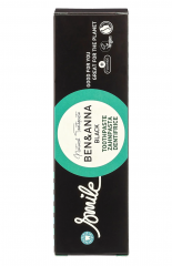 BEN&amp;ANNA Zahnpasta Alutube Black 75g, Зубная паста Ben &amp; Anna Zahncreme Black с активированным углем и фтором, отбеливающая зубная паста с мятой и алоэ вера, натуральная, для ежедневного ухода, 75 мл