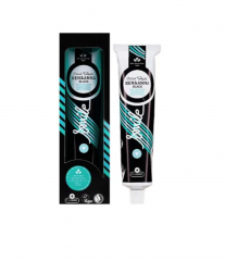 BEN&amp;ANNA Zahnpasta Alutube Black 75g, Зубная паста Ben &amp; Anna Zahncreme Black с активированным углем и фтором, отбеливающая зубная паста с мятой и алоэ вера, натуральная, для ежедневного ухода, 75 мл