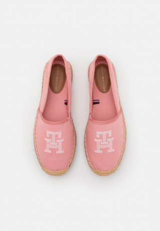 Tommy Hilfiger EMBROIDERED Espadrilles soothing pink ВЫШИВКА Эспадрильи успокаивающий розовый