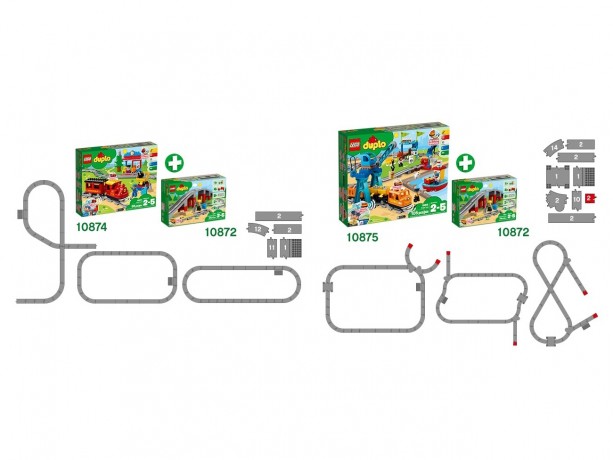 Lego Eisenbahnbrucke und Schienen Железнодорожный мост и рельсы