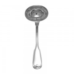 Robbe &amp; Berking Robbe &amp; Berking Alt Faden 925 Sterling Silber Suppenschopfer Robbe &amp;amp; Berking Alt Faden Половник для супа из стерлингового серебра 925 пробы