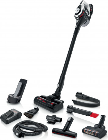 BOSCH BOSCH Akku-Stielstaubsauger BSS825ALL Unlimited Serie 8 Gen2, beutellos, 45 Min. Laufzeit, inkl. umfangreichen Zubehor, Schnelladegerat  Беспроводной пылесос BOSCH BSS825ALL Unlimited Series 8 Gen2, без мешка, время работы 45 минут, включая широкий