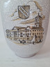 Ваза винтажная Karlsruhe, кракле с изображением городской площади, 29 x 20 см, Германия, 1960-70гг.