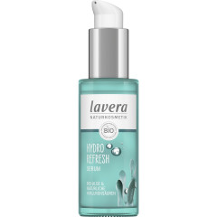 LAVERA Hydro Refresh Serum, 30 ml, Лавера Сыворотка для лица Гидро Рефреш, био-огурец и гиалуроновая кислота, интенсивное увлажнение, 30 мл