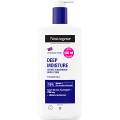 Neutrogena Bodylotion Deep Moisture sofort einziehend, 400 ml, Neutrogena Deep Moisture Быстровпитывающийся лосьон для сухой кожи тела, 400 мл