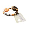 kleinerStorch Greifling mit Name – Madchen Jungen Beissring personalisiert – Holz Rassel Fuchs orange Персонализированное кольцо для прорезывания зубов с именем