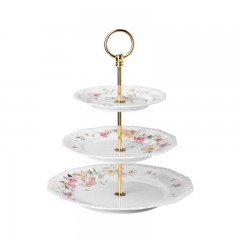 Rosenthal Rosenthal Maria Pink Rose Etagere Teller 17-21-26 cm Подставка для торта Rosenthal Maria Pink Rose 17-21-26 см