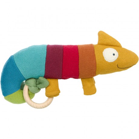 sigikid Strick-Greifling Chamaleon (39354) Вязаная игрушка-клатч Хамелеон (39354)