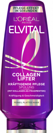 L'Oreal Paris Elvital Collagen Lifter Kraeftigende Pflegespuelung, 250 ml, Укрепляющий кондиционер для тонких волос, прикорневой объём до 72 часов в системе Collagen Lifter, 250 мл