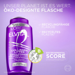 L'Oreal Paris Elvital Collagen Lifter Kraeftigende Pflegespuelung, 250 ml, Укрепляющий кондиционер для тонких волос, прикорневой объём до 72 часов в системе Collagen Lifter, 250 мл
