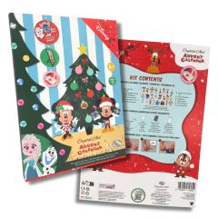 Craft Buddy Crystal Art Disney Adventskalender 2026 mit 24 Magnetfiguren, Творческий адвент-календарь Craft Buddy Crystal Art Disney 2026, 24 магнитные фигурки и ёлка-подставка