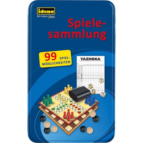 Asmodee Spielesammlung 99 Spiele Tinbox Сборник игр 99 игр Tinbox