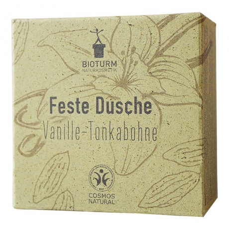 Bioturm Festes Dusche Vanille-Tonkabohne 100g Solid Shower Ванильные бобы тонка 100г