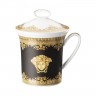 Rosenthal meets Versace Rosenthal Versace I love Baroque - Nero Becher mit Henkel 0,35 L Кружка Rosenthal Versace I love Baroque - Nero с ручкой 0,35 л