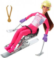 Mattel Barbie Para Sport Ski Alpin Puppe Горнолыжная кукла Barbie Para Sport